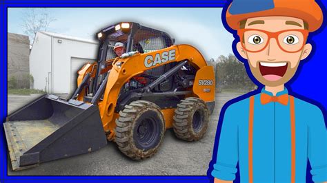 skid steer demolition cartoon|Skid Steer with Blippi .